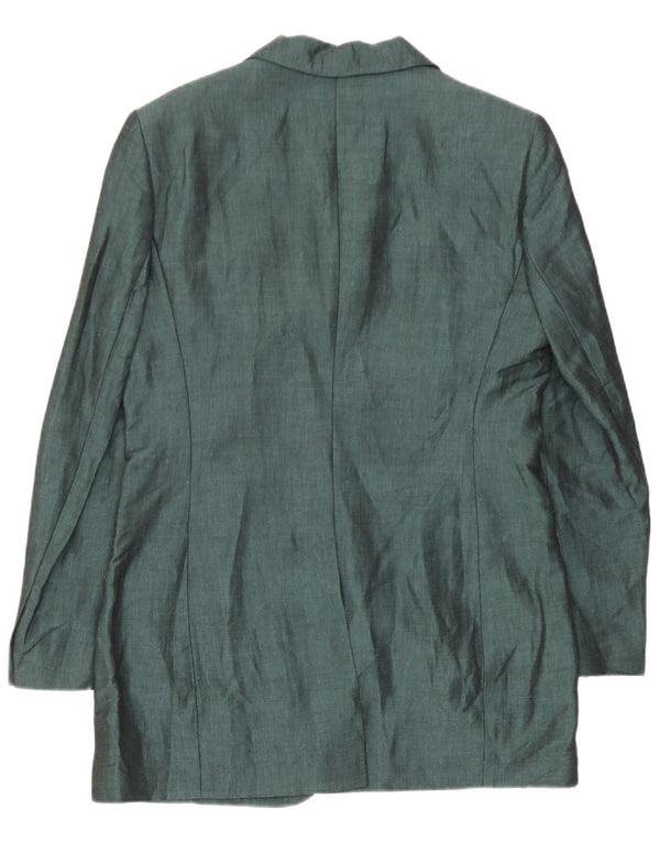 Jaqueta blazer feminina Misstwidd IT 44 linho verde médio