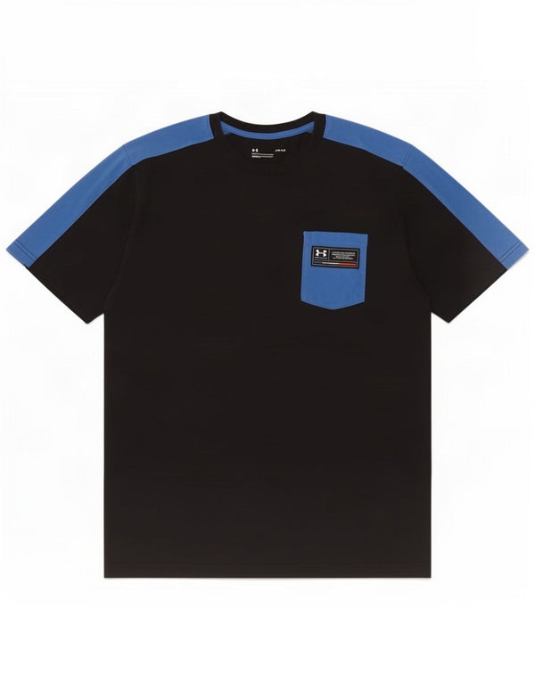 Camiseta masculina Under Armour grande algodão azul marinho