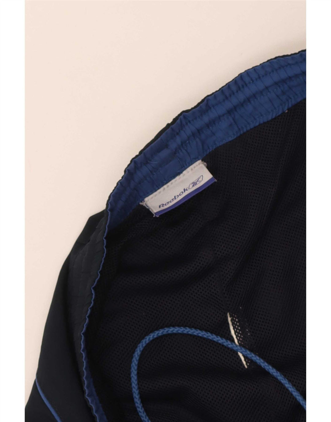 Calça de treino masculina Reebok grande azul marinho