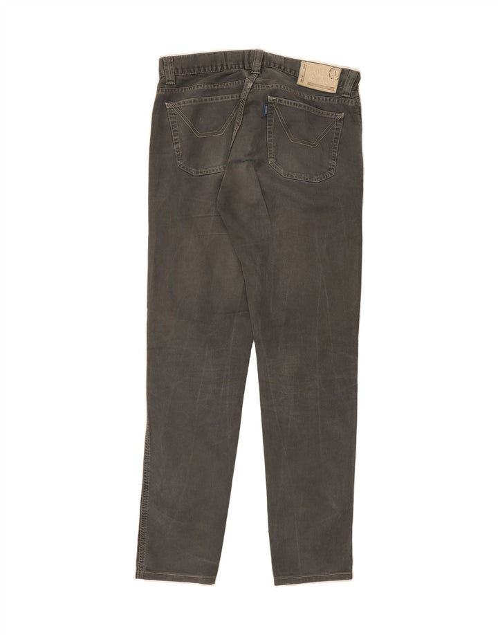 JECKERSON Mens Slim Casual Trousers W36 L34 Grey Cotton Vintage Jeckerson and Second-Hand Jeckerson from Messina Hembry 