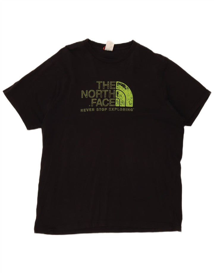 Camiseta gráfica masculina THE NORTH FACE Top XL algodão preto