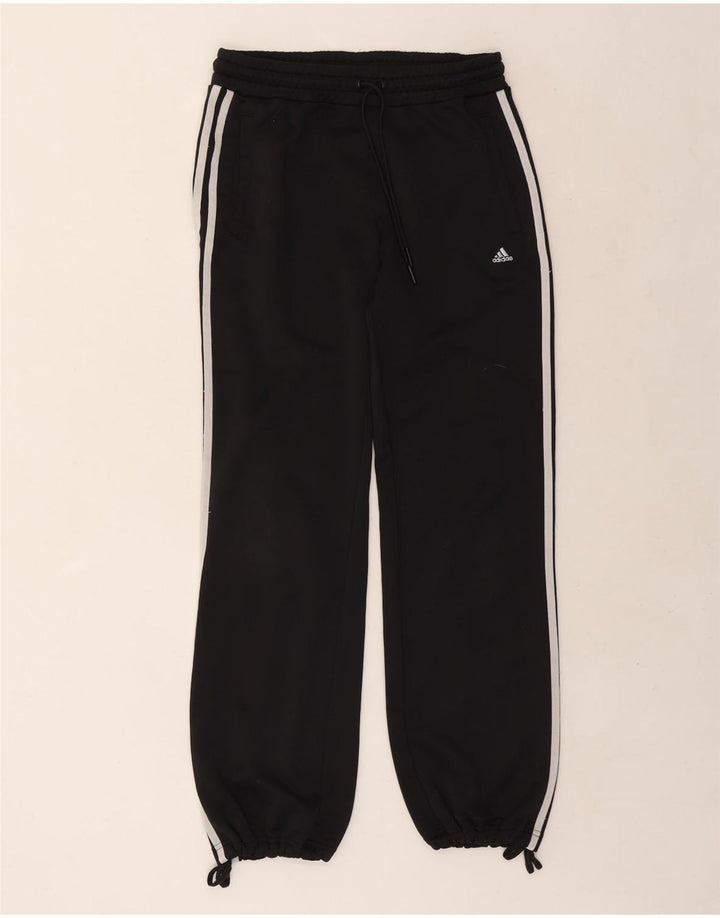 Calça de treino feminina Adidas Joggers UK 12 poliéster preto médio