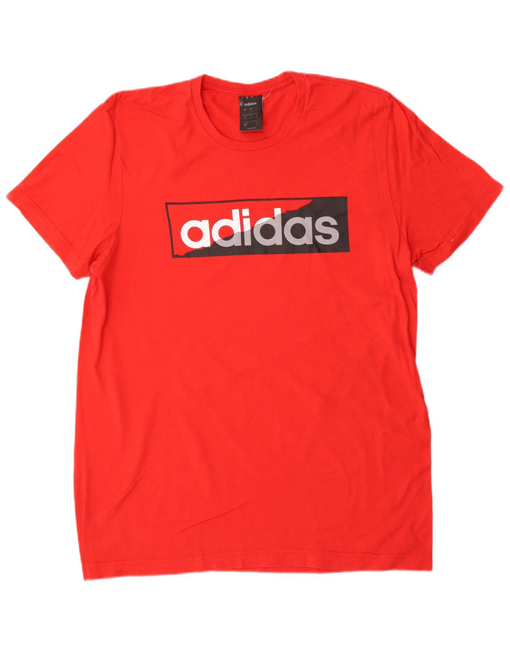 Camiseta Adidas Masculina Graphic Top Médio Vermelho