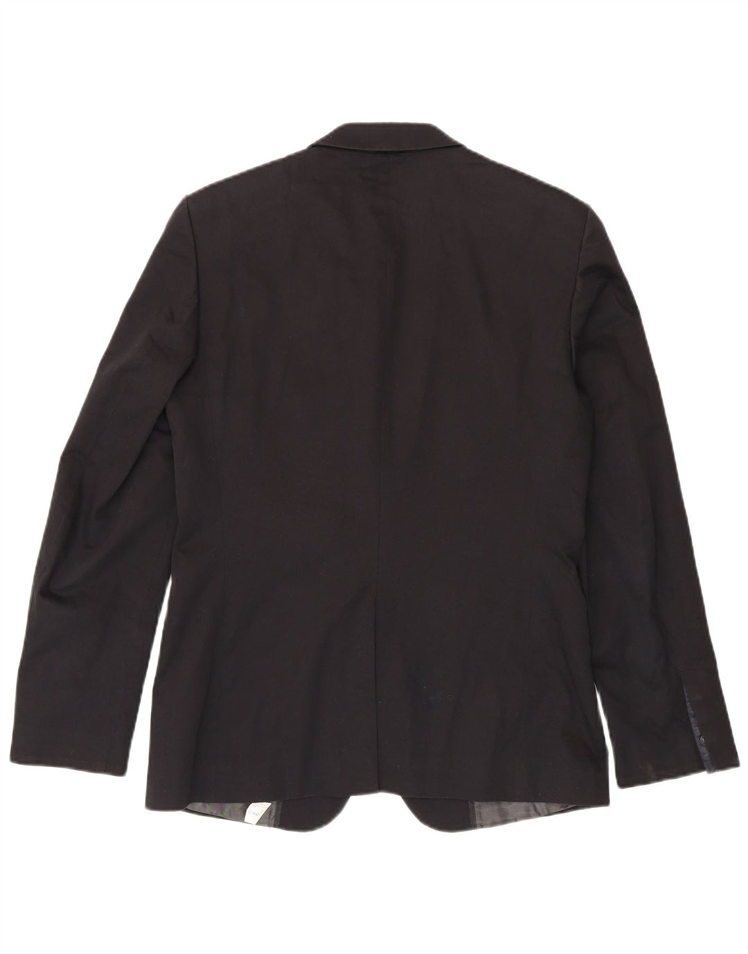 Jaqueta blazer masculina Zara com 2 botões EU 50 algodão preto médio