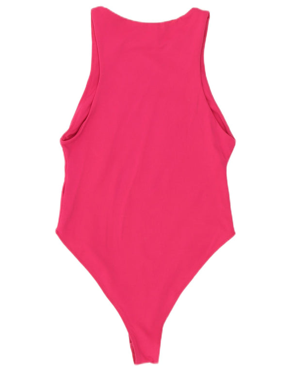 Macacão feminino sem mangas Zara UK 8 pequeno rosa
