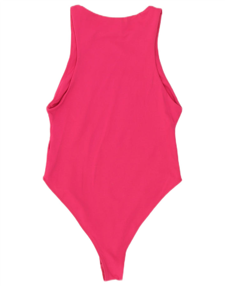 Macacão feminino sem mangas Zara UK 8 pequeno rosa