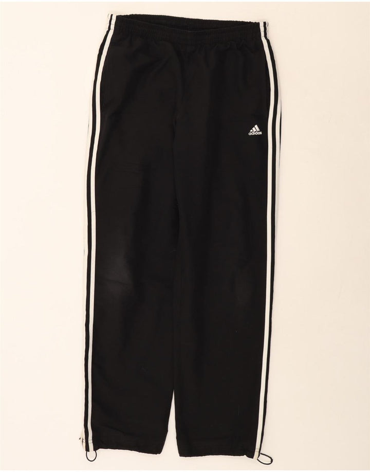 Calças de treino masculinas ADIDAS poliéster preto médio