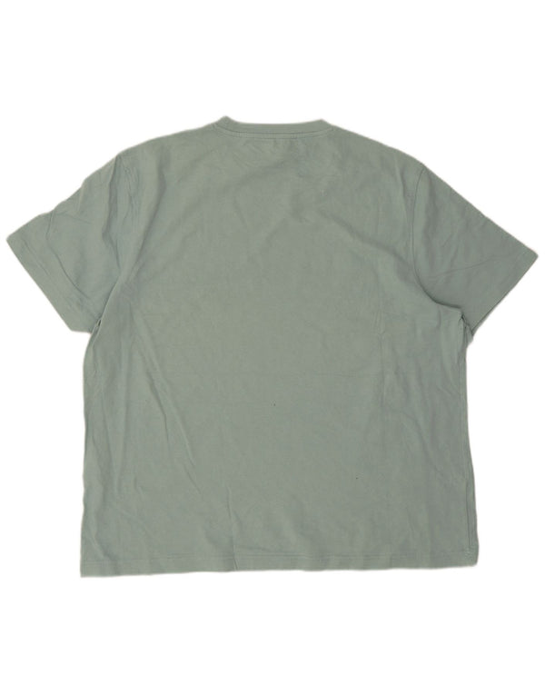 Camiseta gráfica masculina Champion 2XL algodão verde