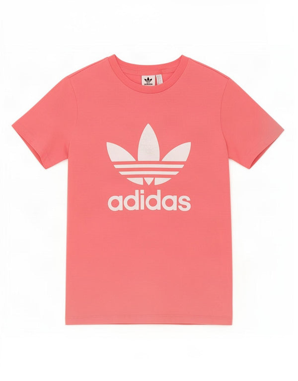 Camiseta Adidas Feminina Gráfica Top UK 12 Médio Algodão Rosa