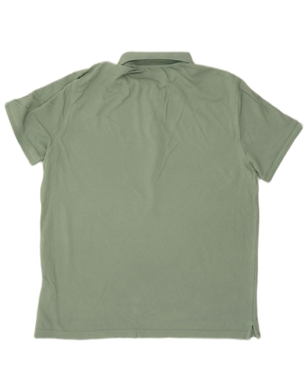Camisa polo masculina MASSIMO DUTTI grande algodão verde
