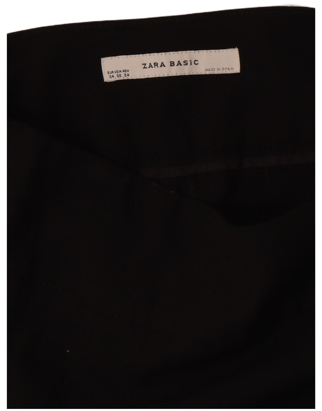 Saia lápis feminina Zara EU 34 2XS W24 preta