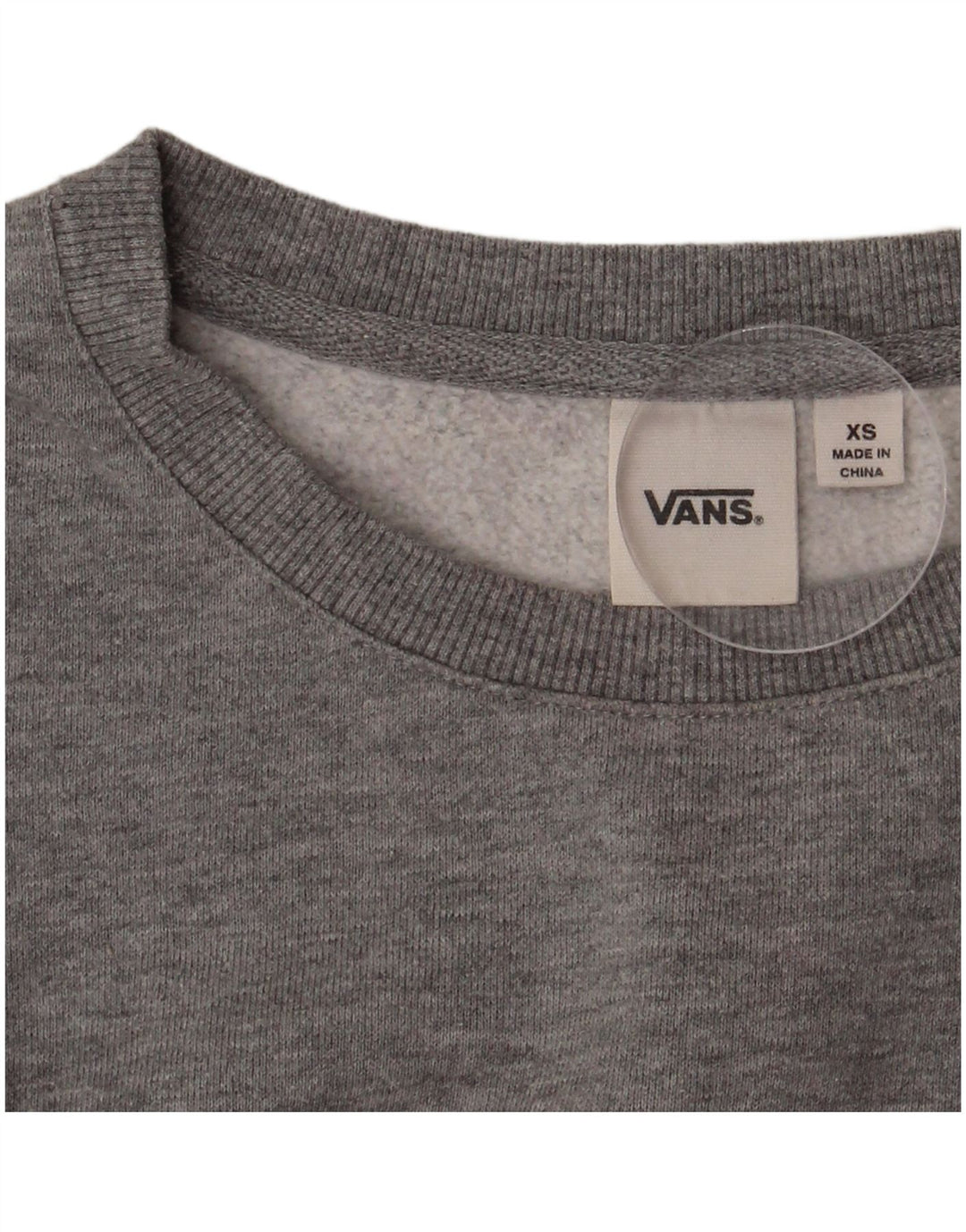 VANS Masculino Gráfico Suéter Jumper XS Cinza