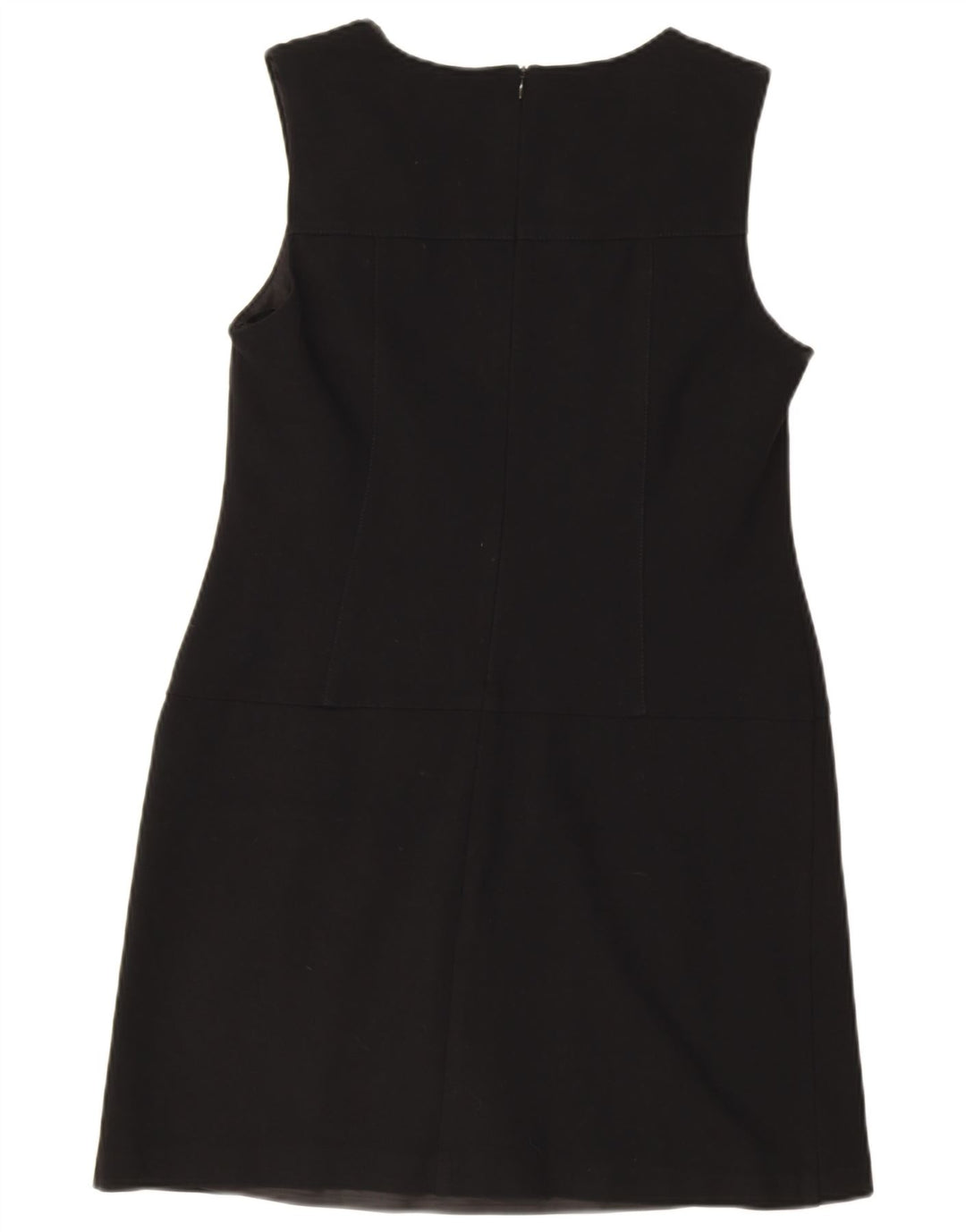 Vestido feminino Marks & Spencer Autograph sem mangas com bainha UK 14 médio preto