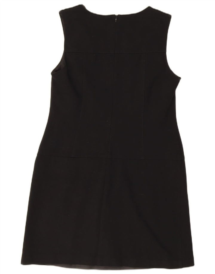 Vestido feminino Marks & Spencer Autograph sem mangas com bainha UK 14 médio preto