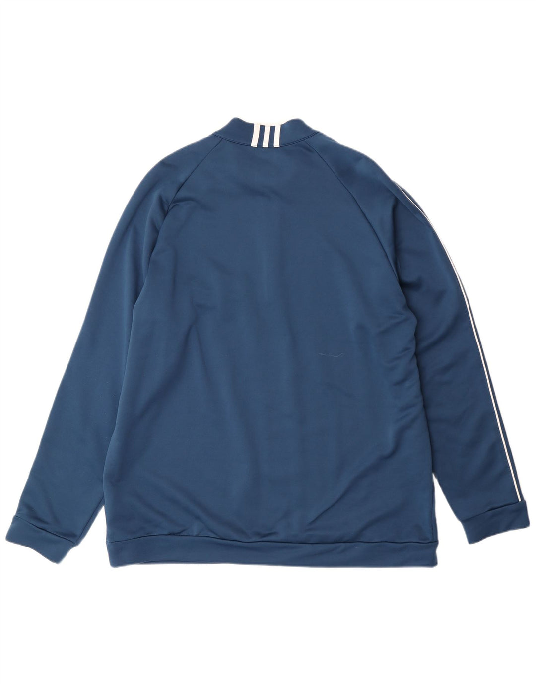 Adidas Mens Climalite Zip Neck Pullover Treino Top 2XL Azul Poliéster