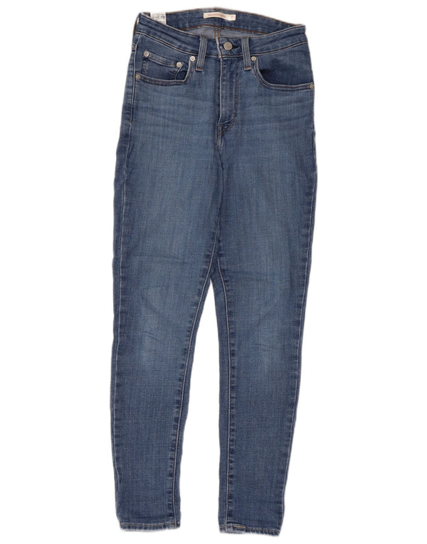 Calça jeans feminina Levi's 721 High Rise Skinny W27 L28 azul algodão