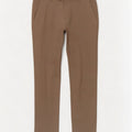Calça masculina reta Ted Baker W34 L32 algodão bege