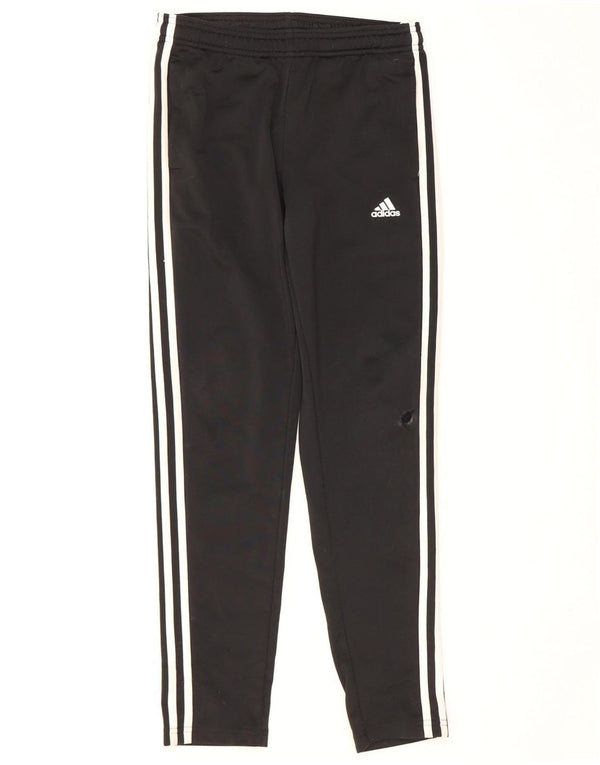Calças de treino Adidas meninos 11-12 anos poliéster preto