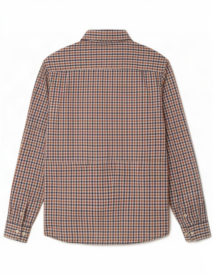 Camisa masculina de flanela Harvey & Jones média Gingham multicolorido