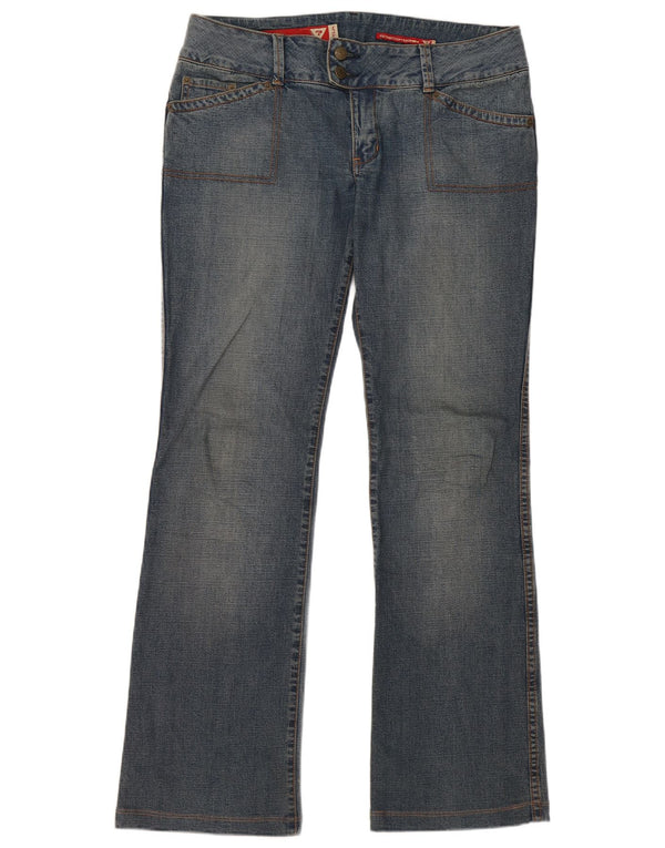 Guess Jeans Bootcut Feminino W32 L32 Azul Algodão