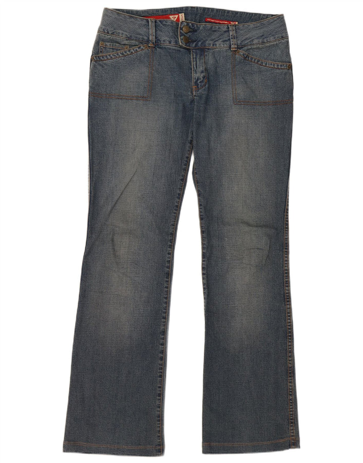 Guess Jeans Bootcut Feminino W32 L32 Azul Algodão