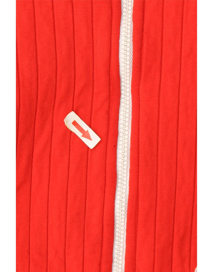 gafanhotos Womens Tracksuit Top Jacket IT 38 XS Vermelho Colourblock