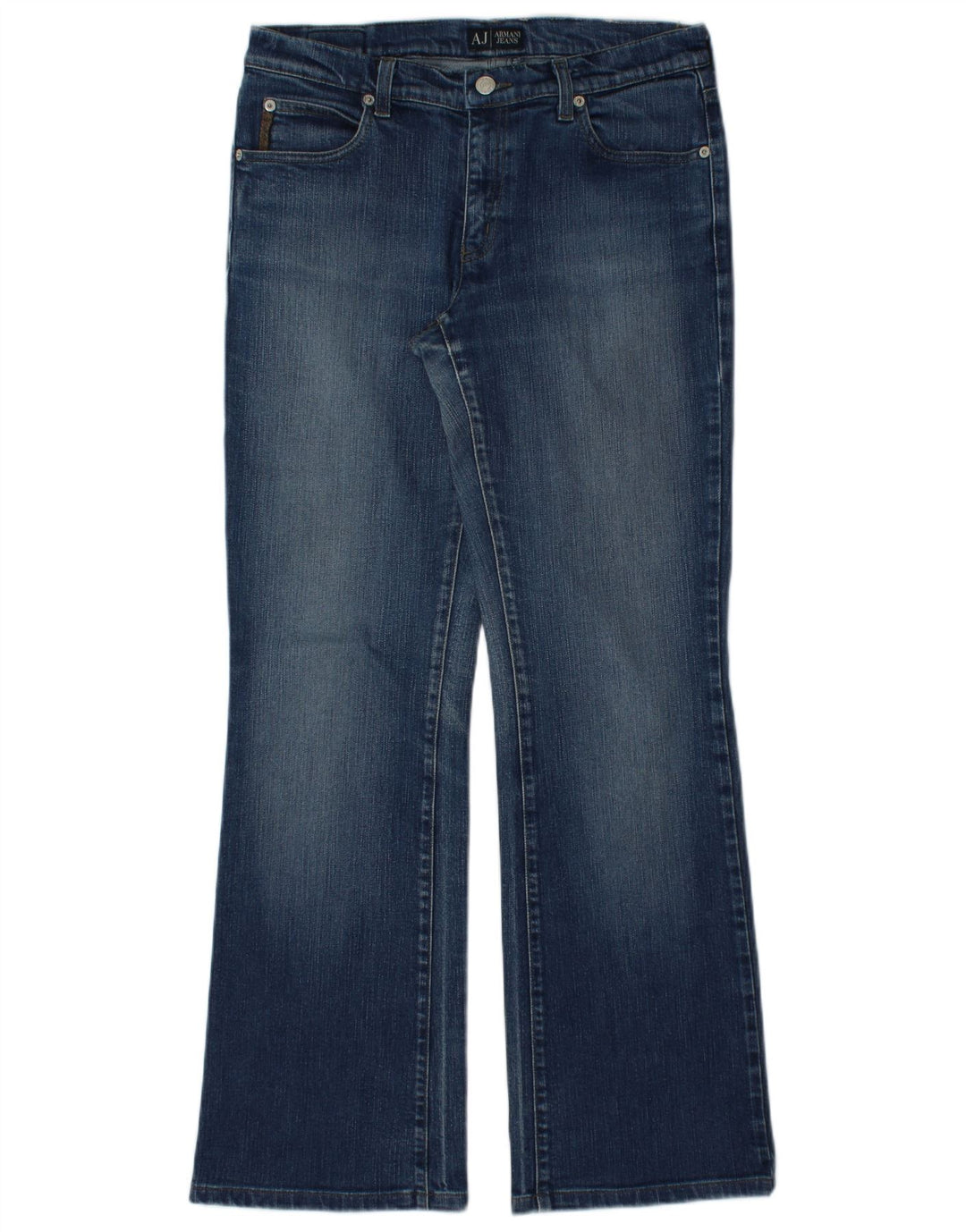Armani feminino bootcut jeans W31 L30 algodão azul