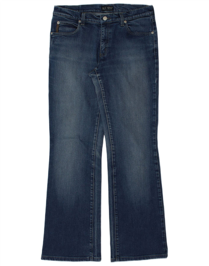 Armani feminino bootcut jeans W31 L30 algodão azul