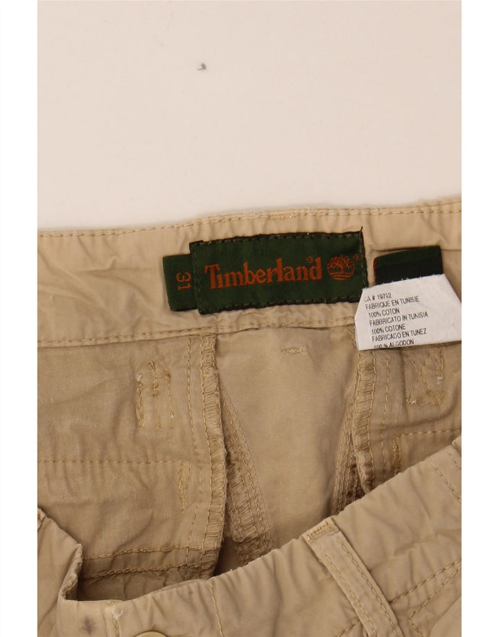 TIMBERLAND Mens Cargo Shorts W31 Medium Beige Cotton Vintage Timberland and Second-Hand Timberland from Messina Hembry 