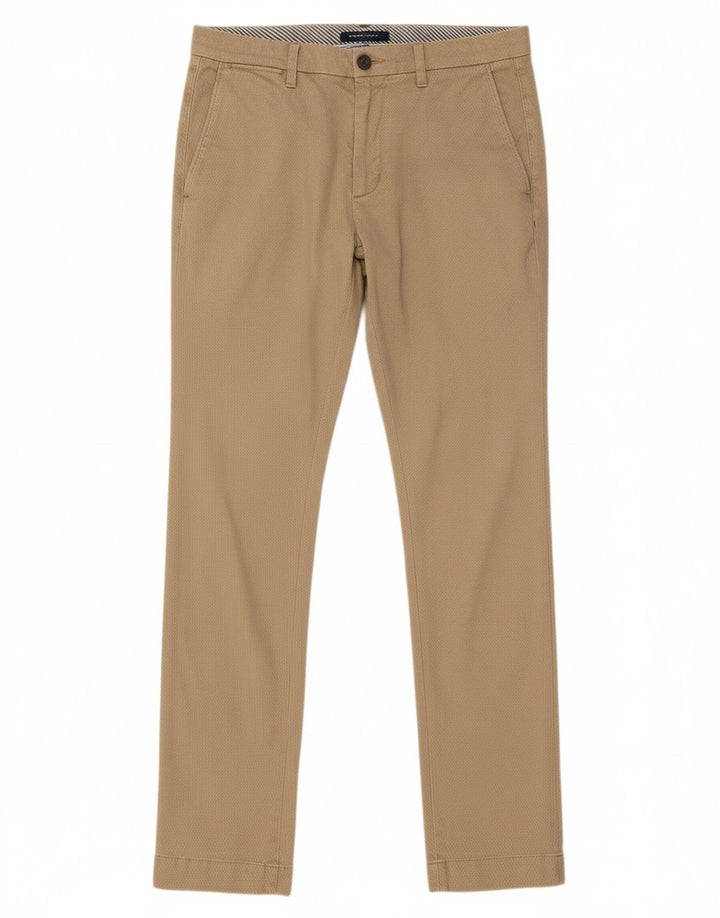 Calça Chino Masculina TOMMY HILFIGER W32 L32 Algodão Bege