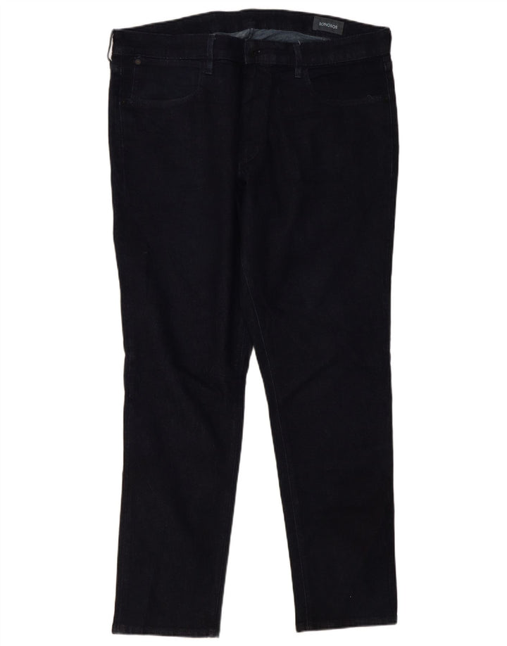 BONOBOS Jeans Slim Feminino W38 L32 Azul Marinho Algodão