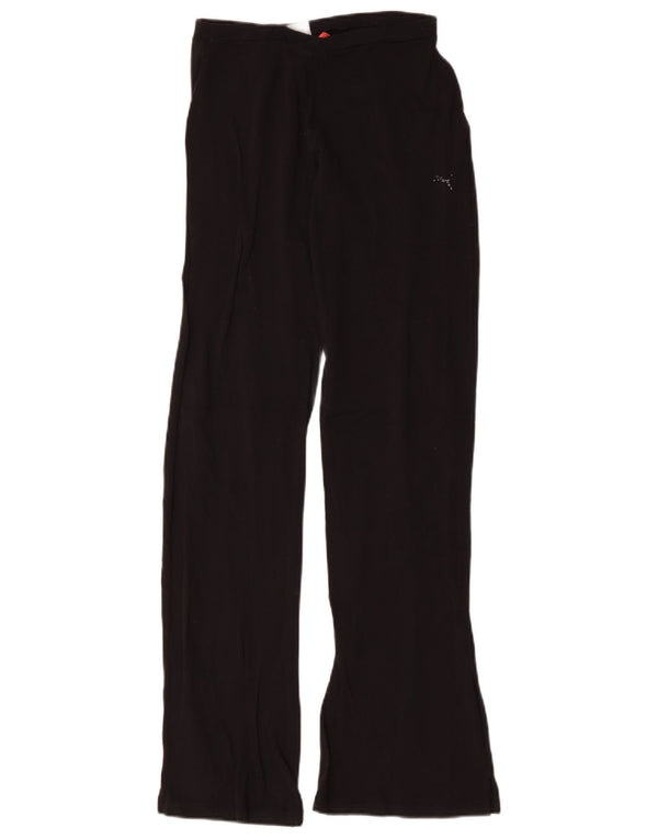 Calça de treino feminina Puma UK 10 pequena preta