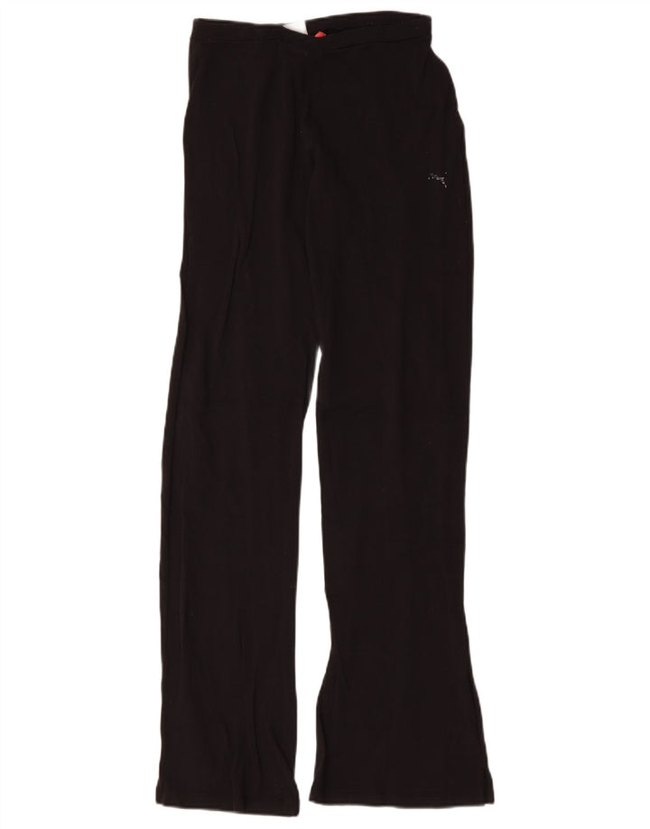 Calça de treino feminina Puma UK 10 pequena preta