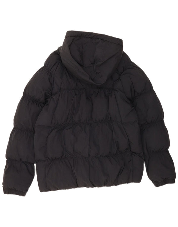Jaqueta acolchoada com capuz masculina Jordan UK 40 grande nylon preto