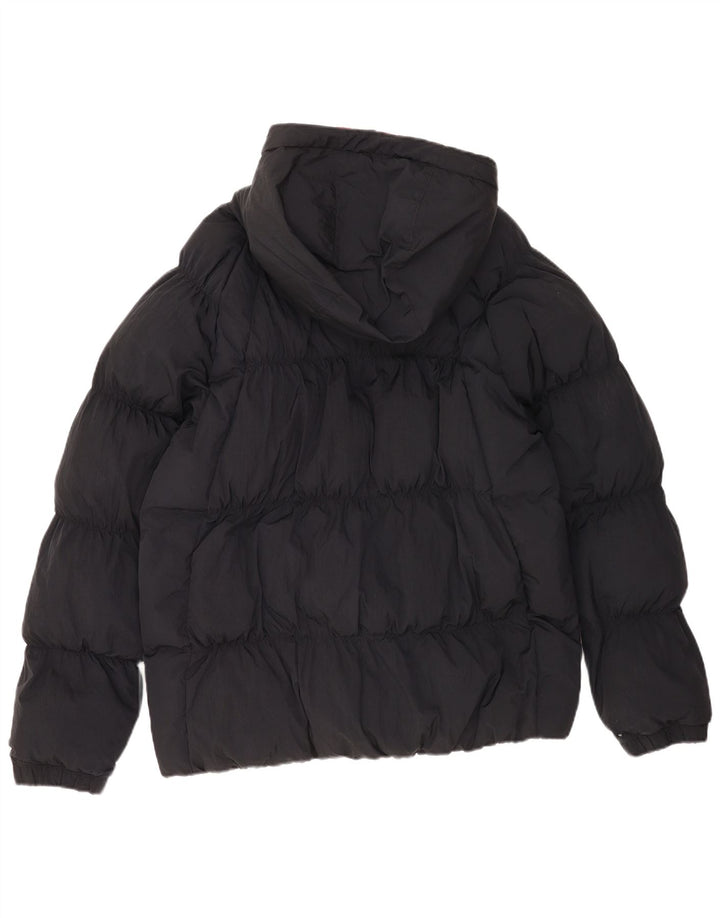 Jaqueta acolchoada com capuz masculina Jordan UK 40 grande nylon preto