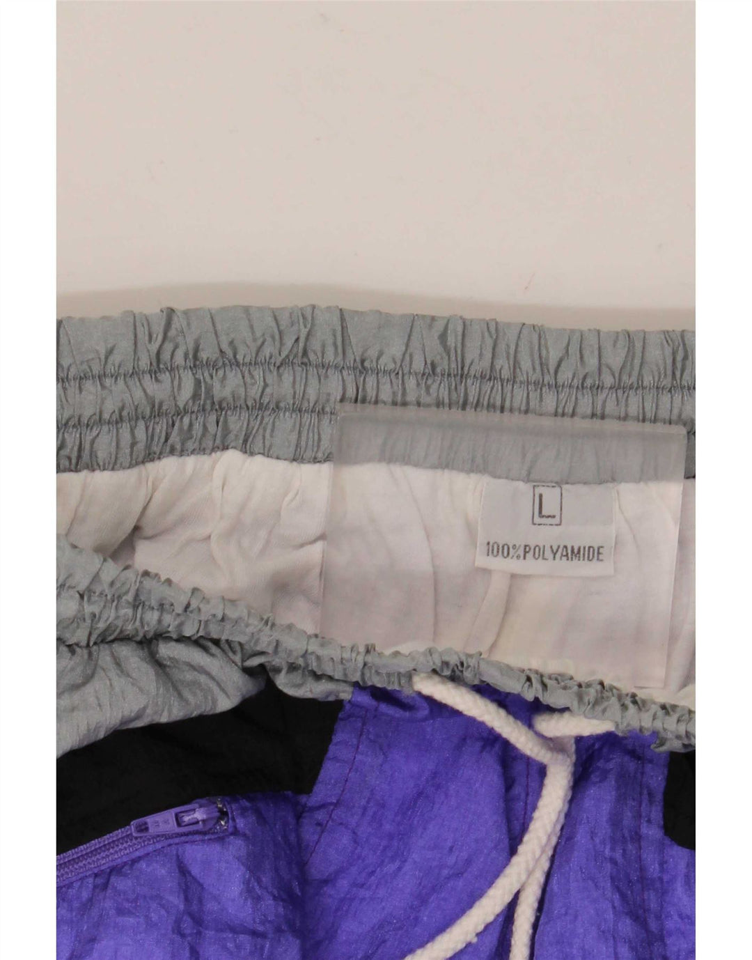 Fato de treino completo masculino vintage grande roxo colorblock poliamida
