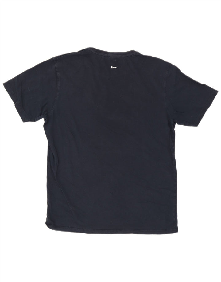Camiseta masculina gráfica Bench Top XL azul marinho