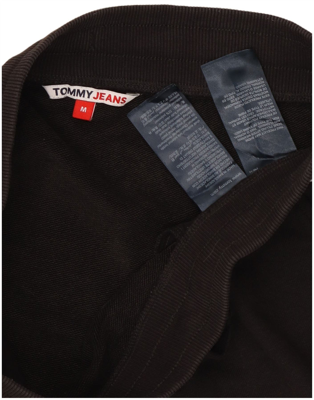 Minissaia feminina Tommy Hilfiger média W28 poliéster preto