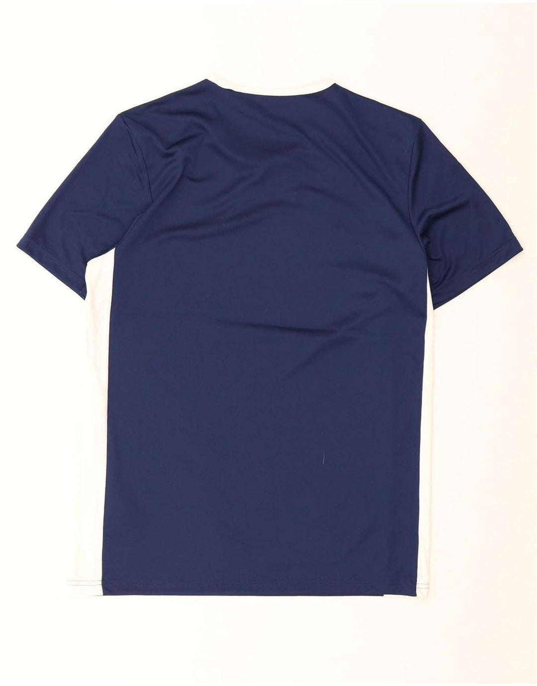 Adidas Mens Aeroready Camiseta Top Médio Azul Marinho Colourblock Poliéster