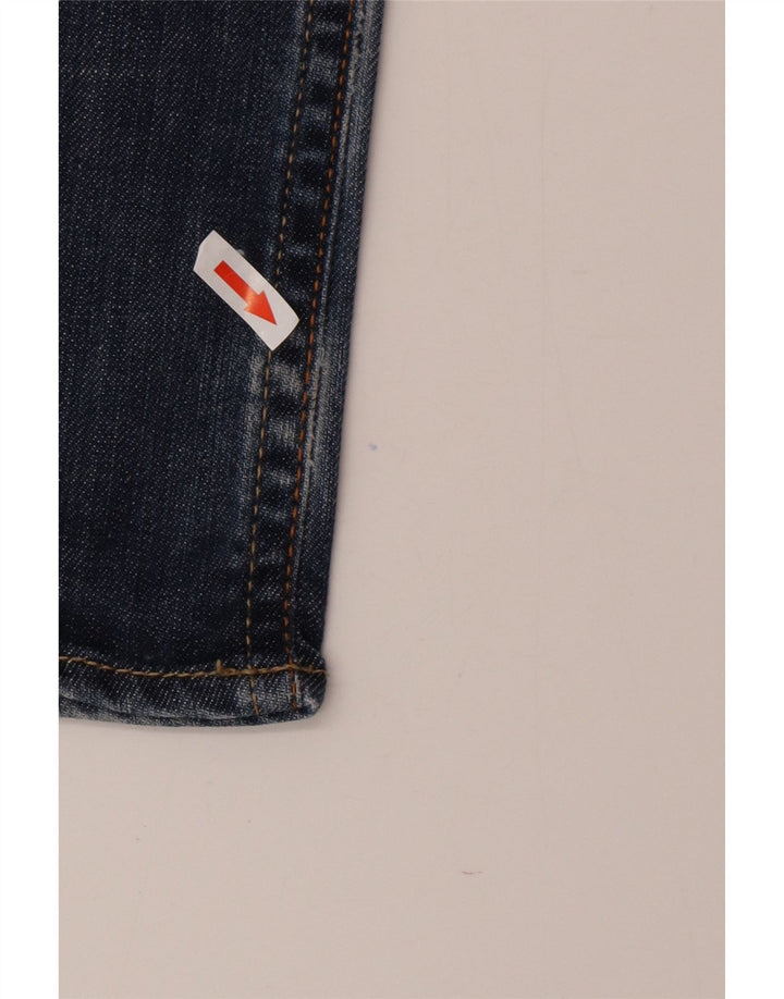 Gas Mens Slim Jeans W31 L34 Azul Algodão