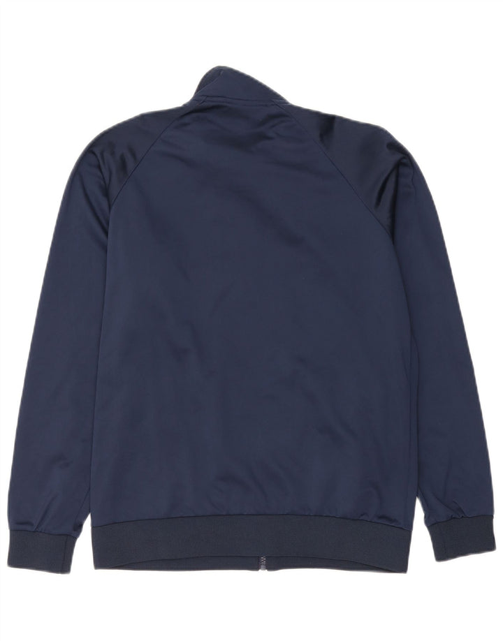 Asics Mens Tracksuit Top Jacket Pequeno Azul Marinho Poliéster