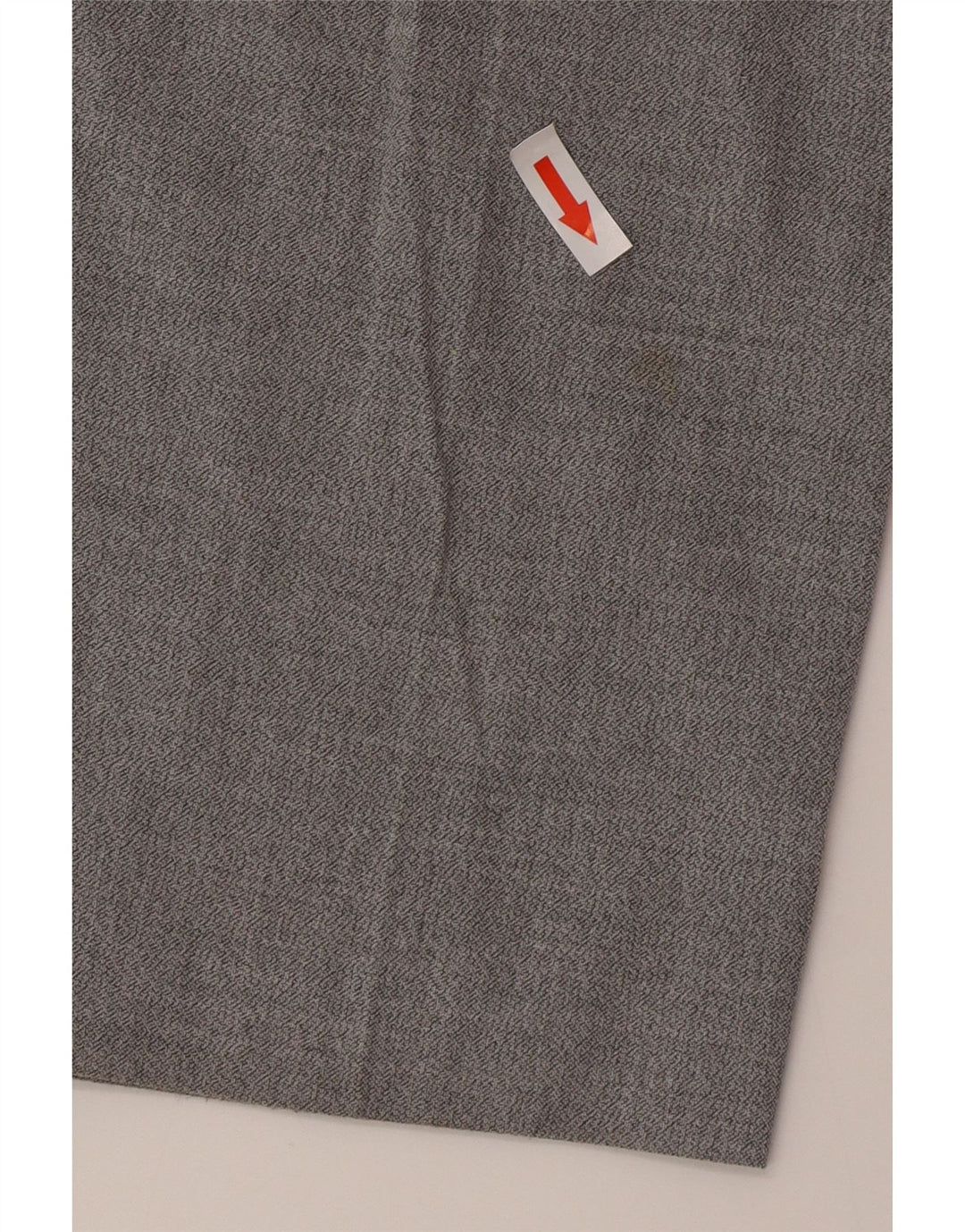 Zara Mens Slim Suit Calças EU 46 XL W36 L33 Cinza Poliéster