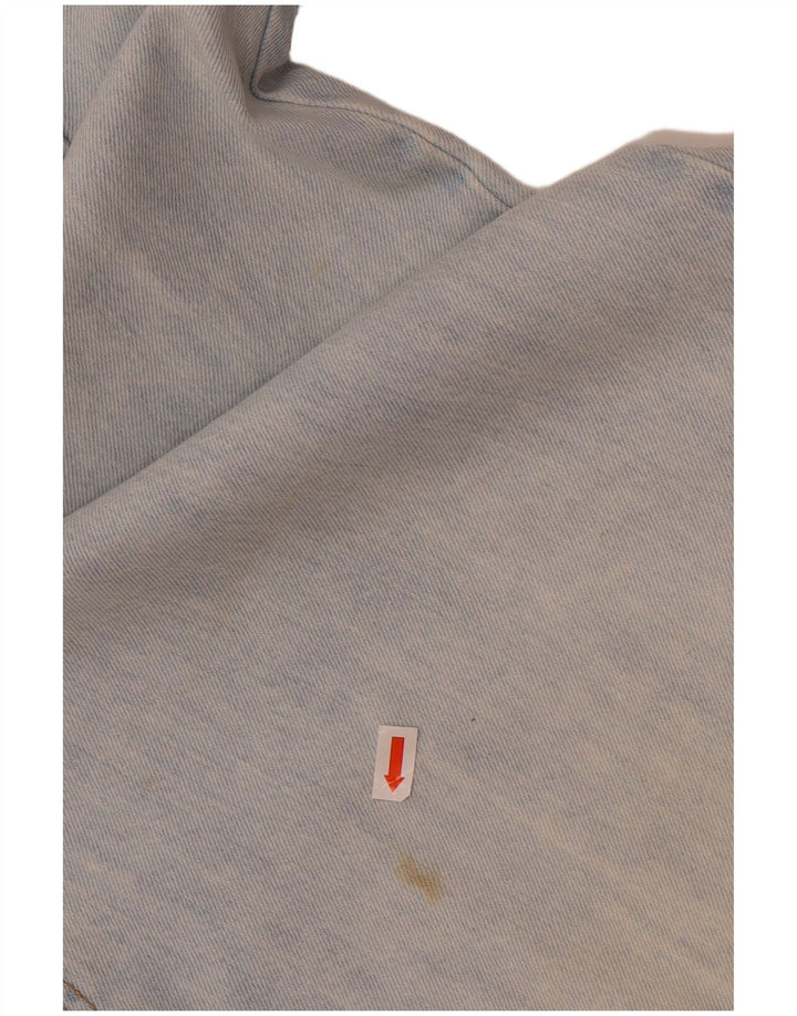 Macacão feminino Zara jeans grande tamanho UK 16 grande algodão azul