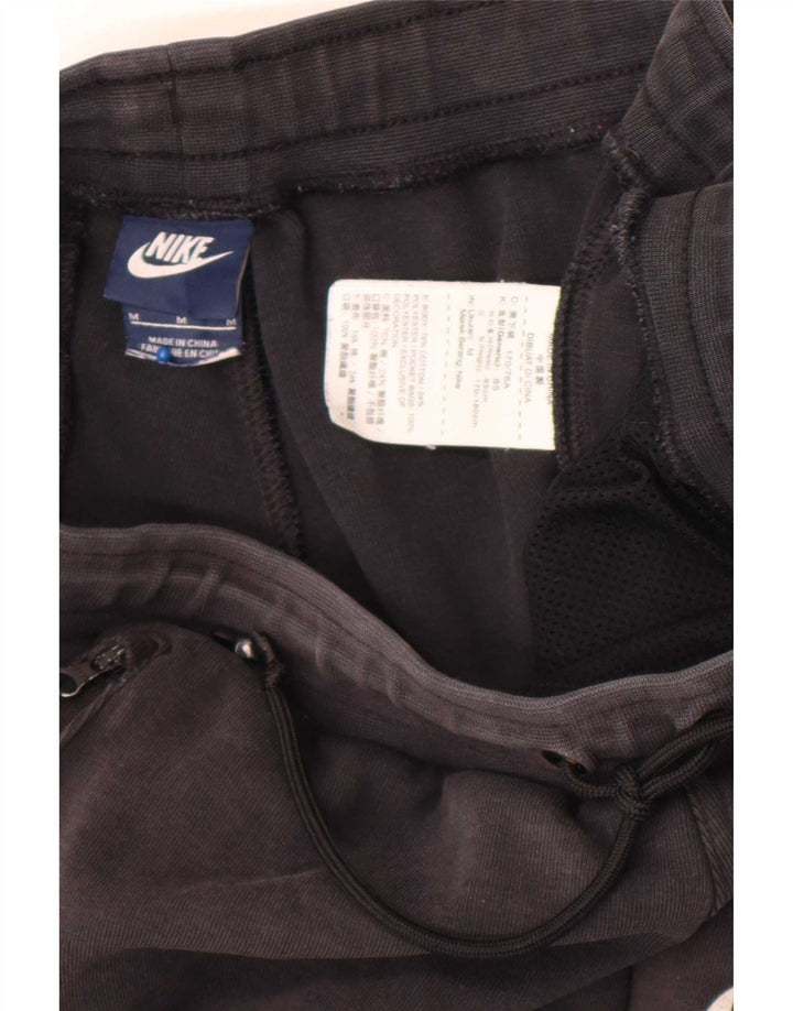 Nike masculino colheita calças de treino joggers algodão cinza médio