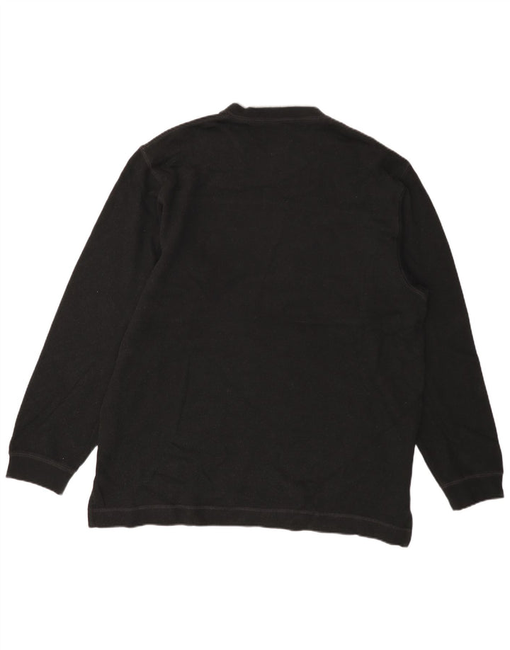 Eddie Bauer moletom masculino jumper grande algodão preto