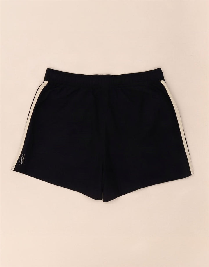 Shorts esportivos masculinos Adidas médio preto poliéster