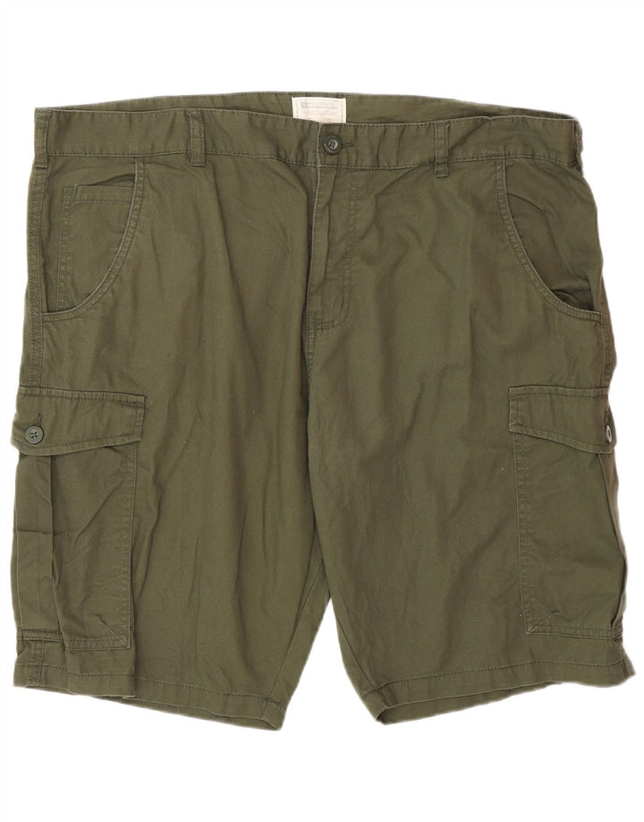 Shorts cargo masculino Mountain Warehouse W40 XL algodão verde