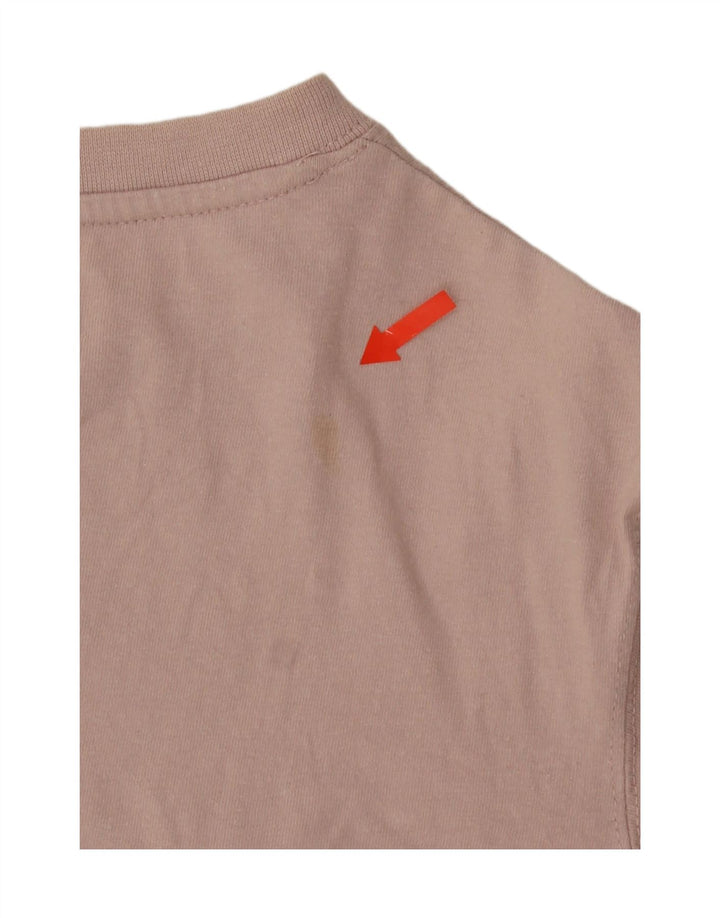 Camiseta gráfica masculina Dickies top pequeno algodão rosa