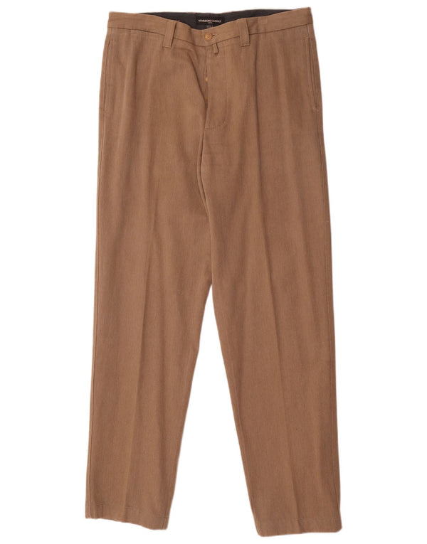 Calça Chino Cônica Masculina Marlboro Classics EU 54 2XL W42 L35 Bege