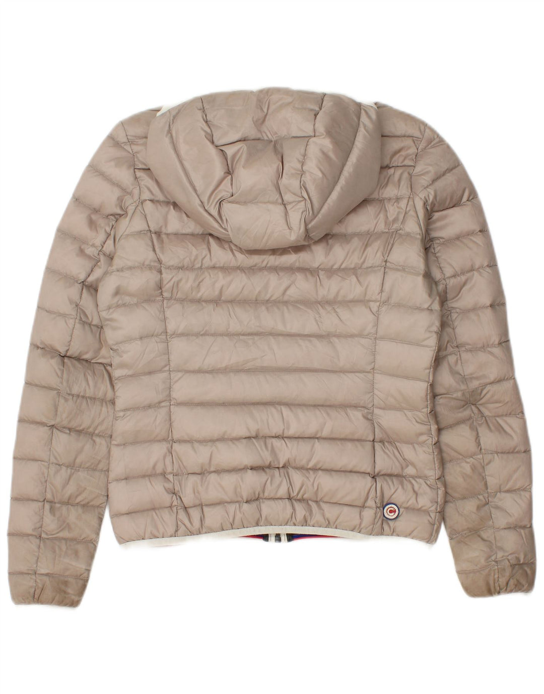 Jaqueta acolchoada com capuz feminino Colmar IT 40 pequeno bege